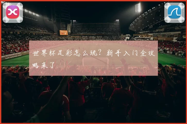 世界杯足彩怎么玩？新手入门全攻略来了