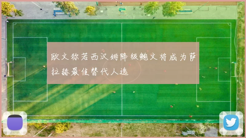 欧文称若西汉姆降级鲍文将成为萨拉赫最佳替代人选