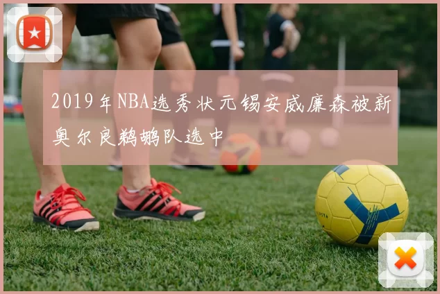 2019年NBA选秀状元锡安威廉森被新奥尔良鹈鹕队选中