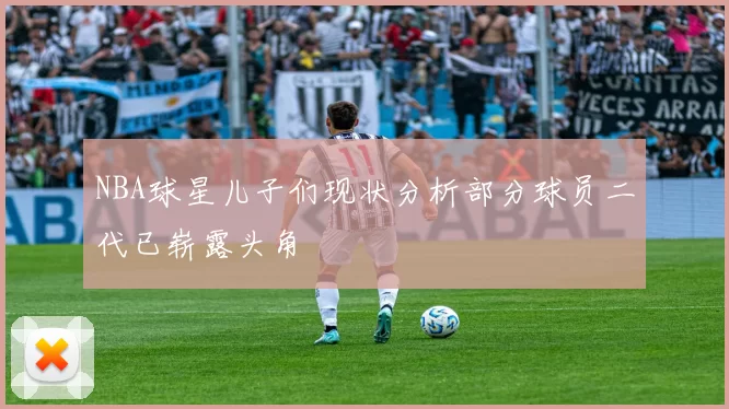 NBA球星儿子们现状分析部分球员二代已崭露头角
